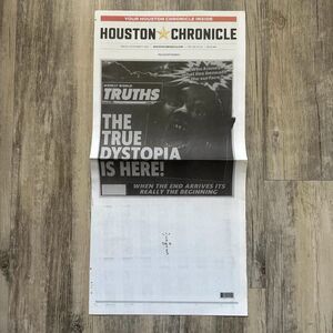 Travis Scott Cactus Jack Houston Chronicles Newspaper Astroworld Festival